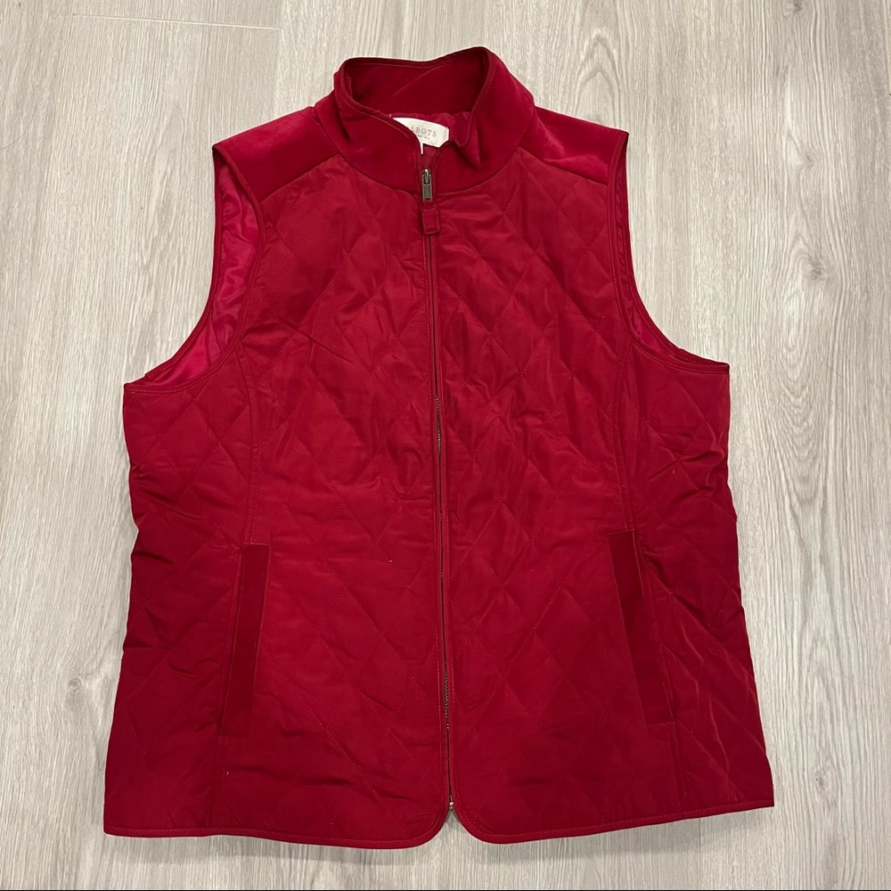 Talbots Quilted Vest Lp